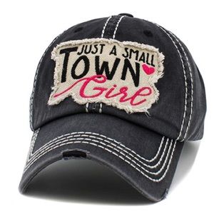 Brand New Just A Small Town Girl Vintage Baseball Cap